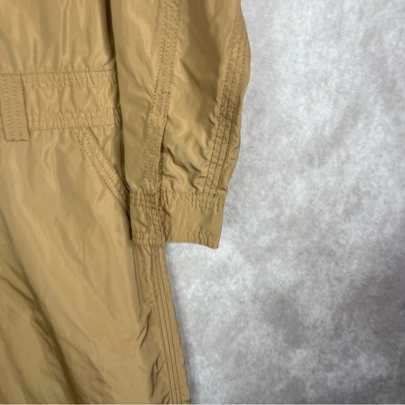 Ganni Nylon Tech Utility Suit In Neutral Brown Women's Size 36 US 4 - Picture 5 of 11